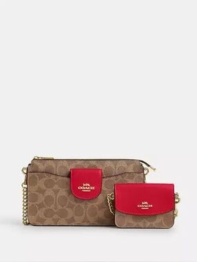 Poppy Crossbody Bag In Signature Canvas